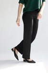 Slingback da donna nere traforate con tacco basso Le Havre GZ2405273