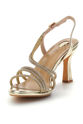 Sandali Oro con tacco alto e cinturino Le havre paris Ap25s9117