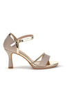 Goldene Sandalen mit hohem Absatz und Riemen Le havre paris Ap25s9116