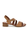 Sandali cuoio in vera pelle con cinturini e fibbia Pittarello Look 243050