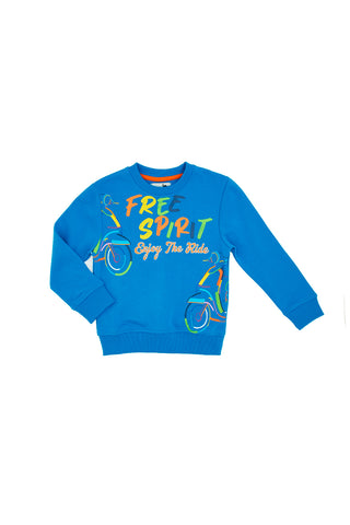 Felpa Pitt Kids 03080 Blu
