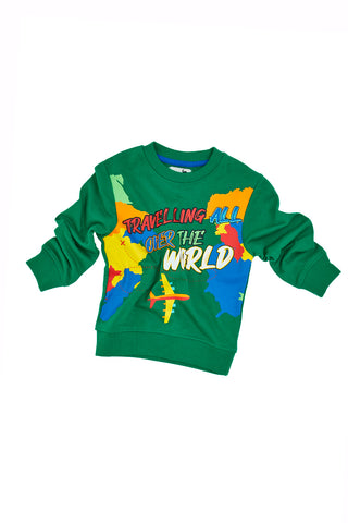 Felpa Pitt Kids 03081 Verde