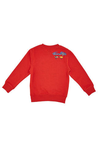 Pitt Kids Brushed Sweatshirt 03086 Rot