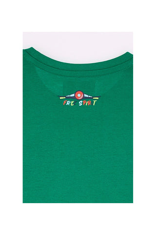 Pitt Kids Rundhals-T-Shirt 03029 Grün