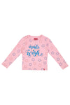 Langarm-T-Shirt „Thanks Mom“ 03006 Pink