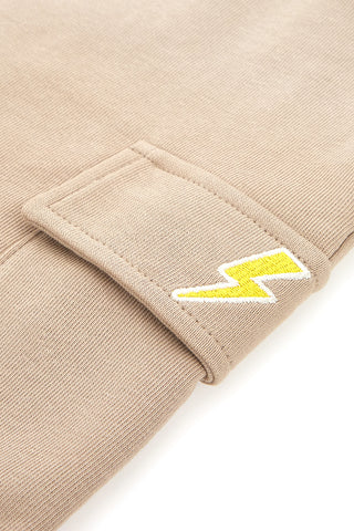 Shorts Cargo Beige con Logo Ricamato Pitt Kids PT-B-SP-05006