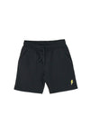 Schwarze Trainingsshorts mit gesticktem Pitt Kids-Logo PT-B-SP-05015