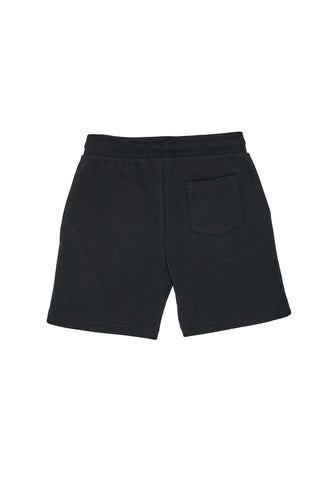 Schwarze Trainingsshorts mit gesticktem Pitt Kids-Logo PT-B-SP-05015