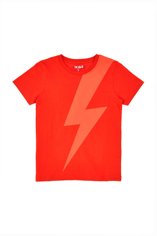Pitt Kids Rotes T-Shirt mit bedrucktem Reißverschluss PT-BT-05029