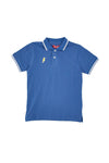 Pitt Kids Blaues Poloshirt mit weißen Rändern PT-B-PL-05032