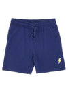 Shorts Tuta Blu con Logo Ricamato Pitt Kids PT-B-SP-05033
