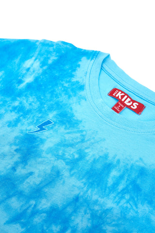 Pitt Kids Hellblaues T-Shirt mit Batikeffekt PT-BT-05035