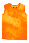 Pitt Kids Orangefarbenes Tanktop mit Tie-Dye-Effekt PT-BT-05037