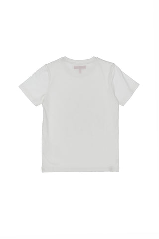 Pitt Kids Weißes T-Shirt mit halben Ärmeln 05050