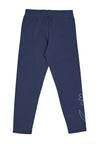 Blaue Leggings mit Blumen Pitt Kids PT-G-LG-05058