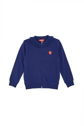 Pitt Kids Blaues Sweatshirt mit Reißverschluss 050563