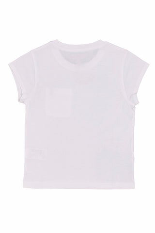 Weißes T-Shirt mit Pitt Kids-Aufdruck PT-GT-05064