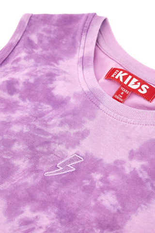 Lila Tanktop mit Batikeffekt Pitt Kids PT-GT-05078