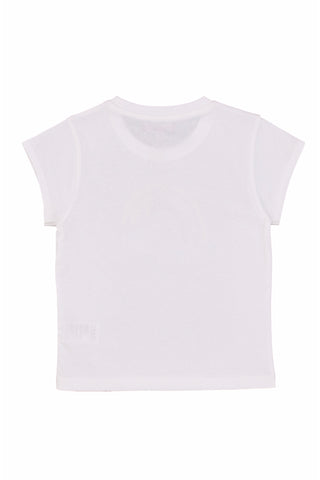 T-Shirt Bianca Con Stampa Pitt Kids PT-G-T-05080