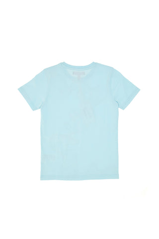 Pitt Kids Hellblaues T-Shirt mit Metallic-Effektdruck PT-GT-05084