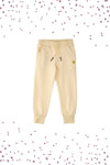 Jogginghose in Creme mit Bündchen am Knöchel PITT KIDS 6002