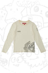 PITT KIDS 6008 Langarmshirt mit Rundhalsausschnitt