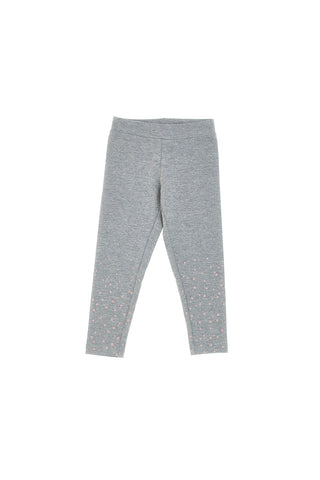 Leggings Grigi con Pois Olografici PITT KIDS 6036