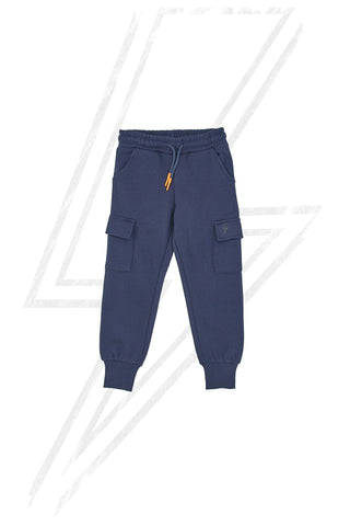 Blaue Trainingshose mit Seitentaschen PITT KIDS 6016