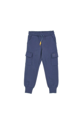 Blaue Trainingshose mit Seitentaschen PITT KIDS 6016