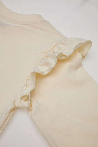 Maglia Bianca Girocollo a Maniche Lunghe PITT KIDS 6028