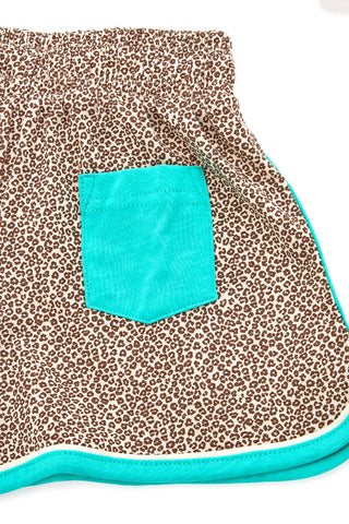 Beiges Set mit Tiermuster Pitt Kids PT-K-SE-7001