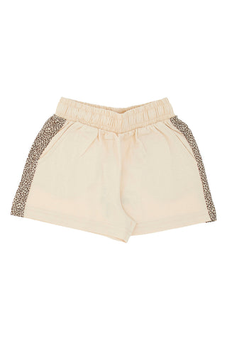 Beige Shorts mit Leopardenmuster, Pitt Kids PT-K-SH-7004