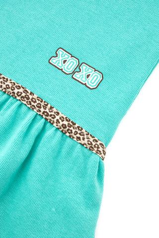 Canotta con Spalline Fine Verde Acqua Pitt Kids PT-K-T-7009