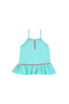 Canotta con Spalline Fine Verde Acqua Pitt Kids PT-K-T-7009