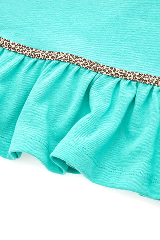 Pitt Kids PT-K-T-7009 Tanktop mit dünnen Trägern, Aquagrün