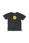 T-Shirt Nera Con Smile PITT KIDS PT-K-T-7017