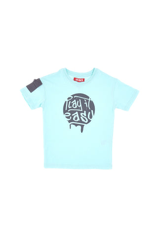 Pitt Kids PT-KT-7018 Hellblaues T-Shirt mit Tasche