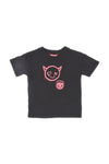 Pitt Kids PT-KT-7025 T-Shirt mit Brustaufdruck, schwarz