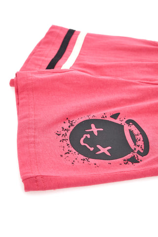 PITT KIDS PT-K-SE-7030 Set aus Tanktop und Shorts, Fuchsia und Schwarz
