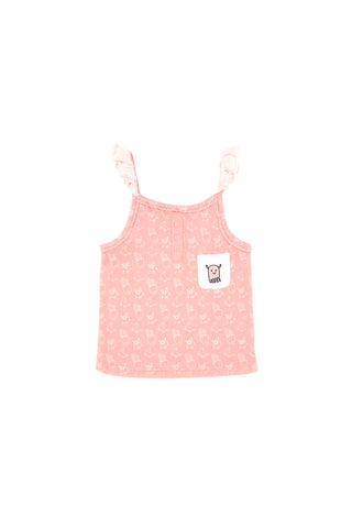 Canotta Con Taschino Rosa Pitt Kids PT-K-T-7033