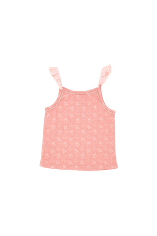 Pitt Kids Rosa Tanktop mit Tasche PT-KT-7033