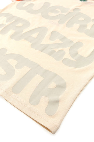 T-Shirt Beige e Arancione PITT KIDS PT-K-T-7036