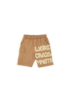 Braune Shorts mit Taschen PITT KIDS PT-K-SH-7039