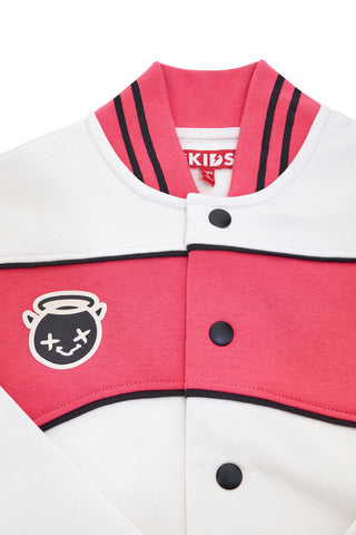 Felpa varsity bicolor con interno felpato Pitt Kids PT-KF-8006