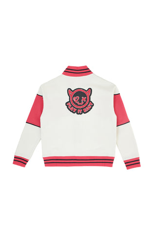 Pitt Kids PT-KF-8006 Zweifarbiges College-Sweatshirt mit Fleecefutter