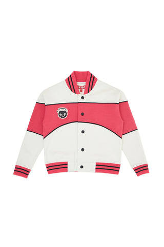 Pitt Kids PT-KF-8006 Zweifarbiges College-Sweatshirt mit Fleecefutter