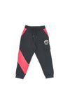 Pantaloni neri con inserti rossi e tasca laterale Pitt Kids PT-KP-8007