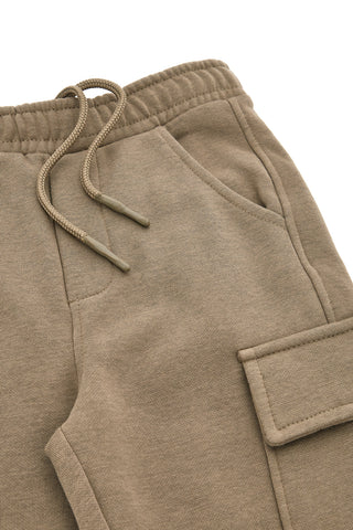 Pantaloni cargo verde militare con patch dinosauro Pitt Kids PT-KP-8002