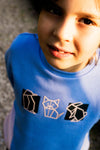 Pitt Kids PT-KF-8013 Sweatshirt mit Origami-Print, Blau