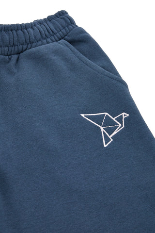 Pantaloni ampi blu con stampa origami Pitt Kids PT-KP-8014